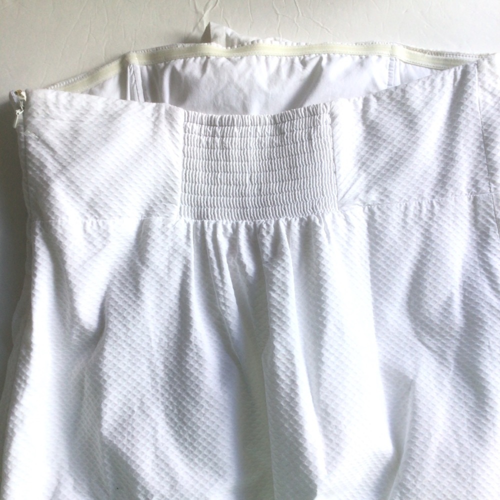 LILLY PULITZER WHITE COTTON EMBELLISHED HALTER DRESS SIZE 8 - Picture 12 of 16